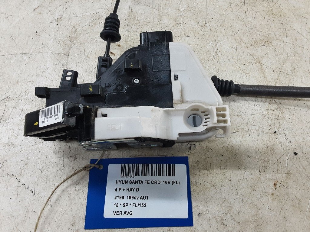 SERRURE DE PORTE AVANT GAUCHE Hyundai Santa Fe III (DM), Utilisé, Avant, Hyundai