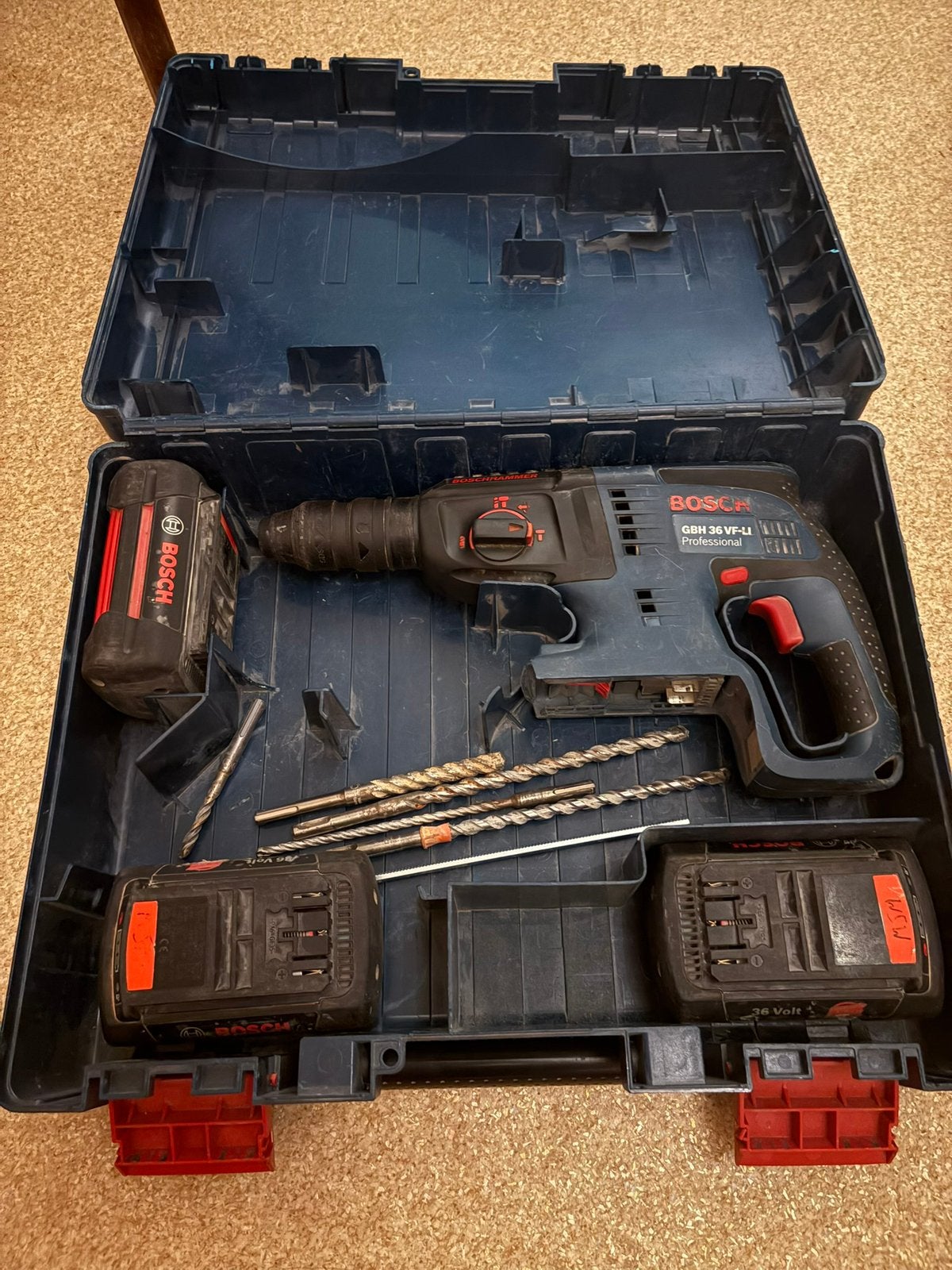 Foreuse (marteau perforateur) bosch GBH 36 VF-LI, Enlèvement, Utilisé, Perceuse sans fil, Bosch