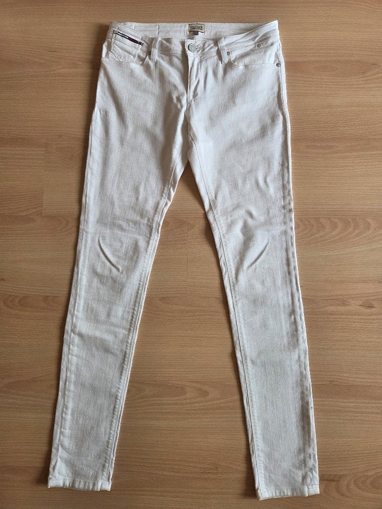 Witte jeans - Tommy Hilfiger - maat 30-34, Tommy hilfiger, Wit, Ophalen of Verzenden, Zo goed als nieuw