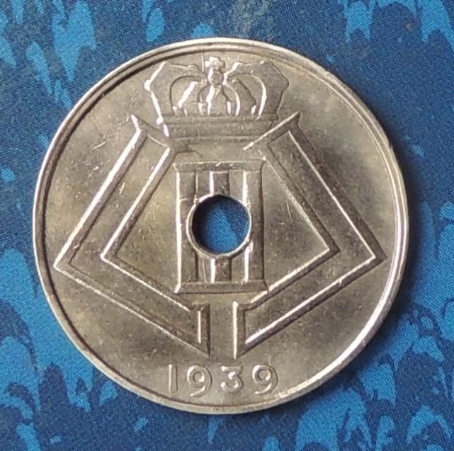 1939 25 centimes FRNL, Verzenden, Metaal, Losse munt