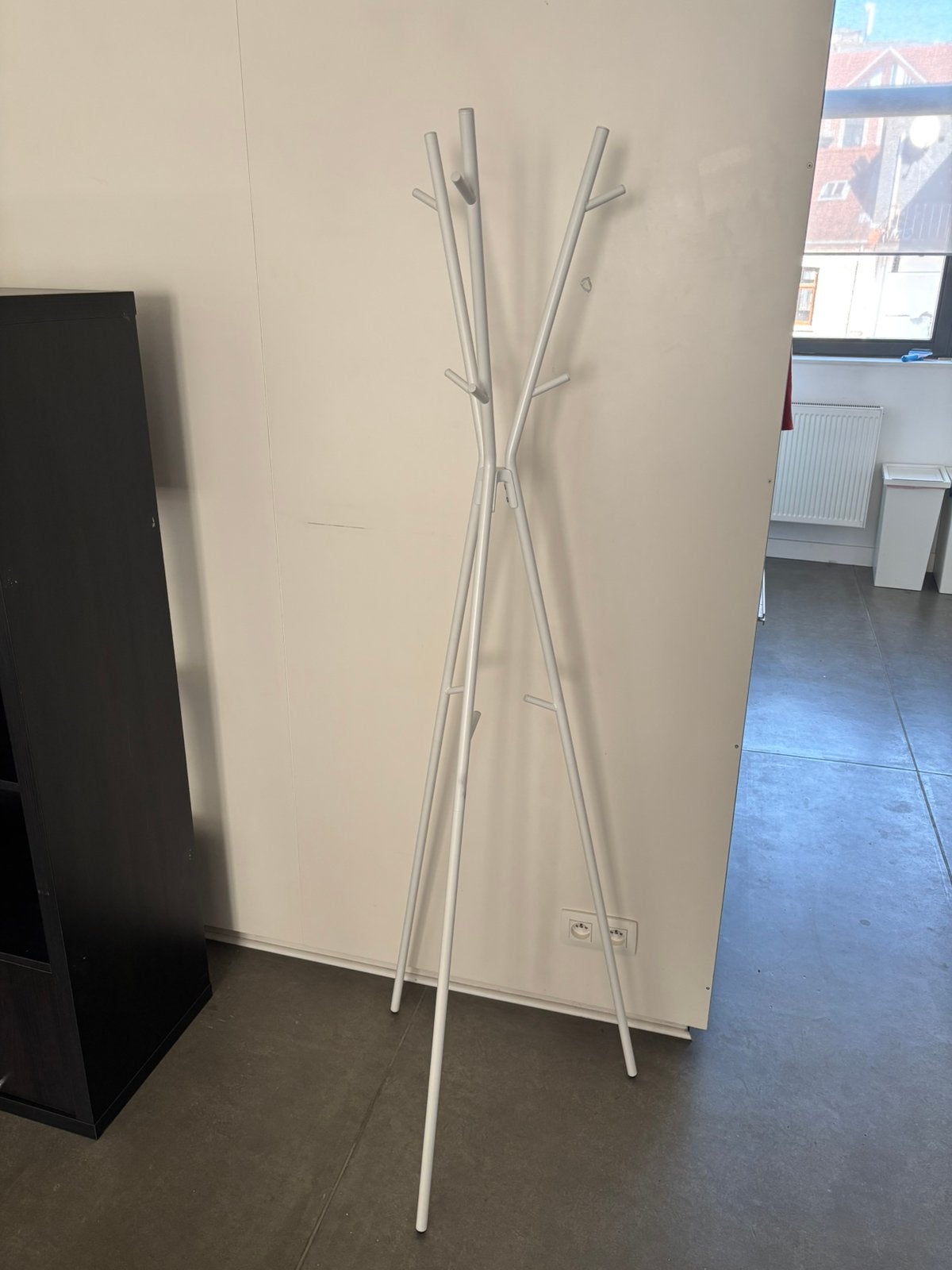 Porte-manteau IKEA EKRAR, blanc, Enlèvement, Comme neuf, Métal, Portemanteau sur pied