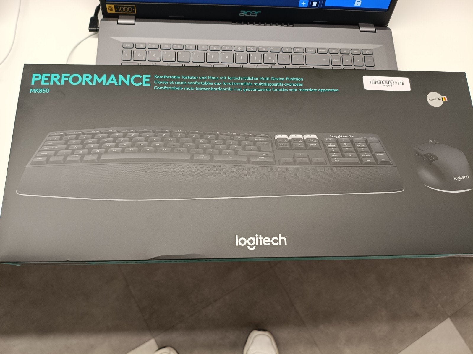 Logitech PERFORMANCE MK850, Informatique & Logiciels, Enlèvement ou Envoi, Sans fil
