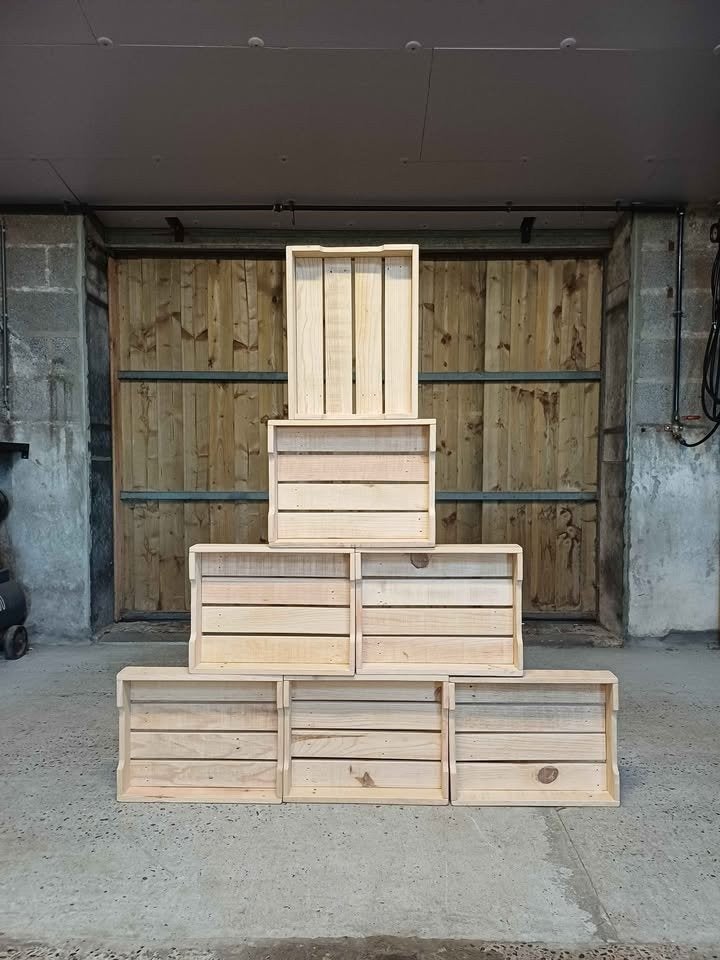 stevig houten bakjes, Enlèvement, Neuf