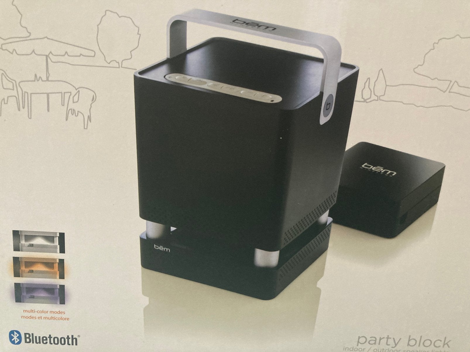 Party block draadloze speaker, Bluetooth, Party speaker, Nieuw, Ophalen