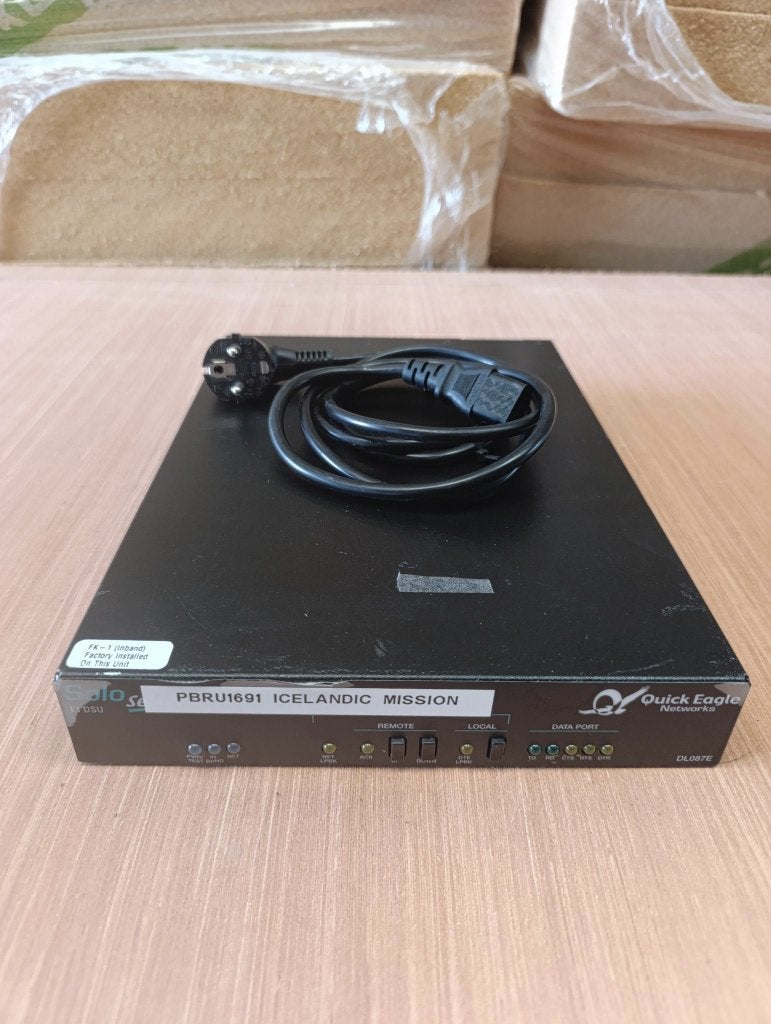 Multiplexer/CSU/DSU E1 Quick Eagle Networks DL087E, Ophalen, Zo goed als nieuw, ISDN-Centrale