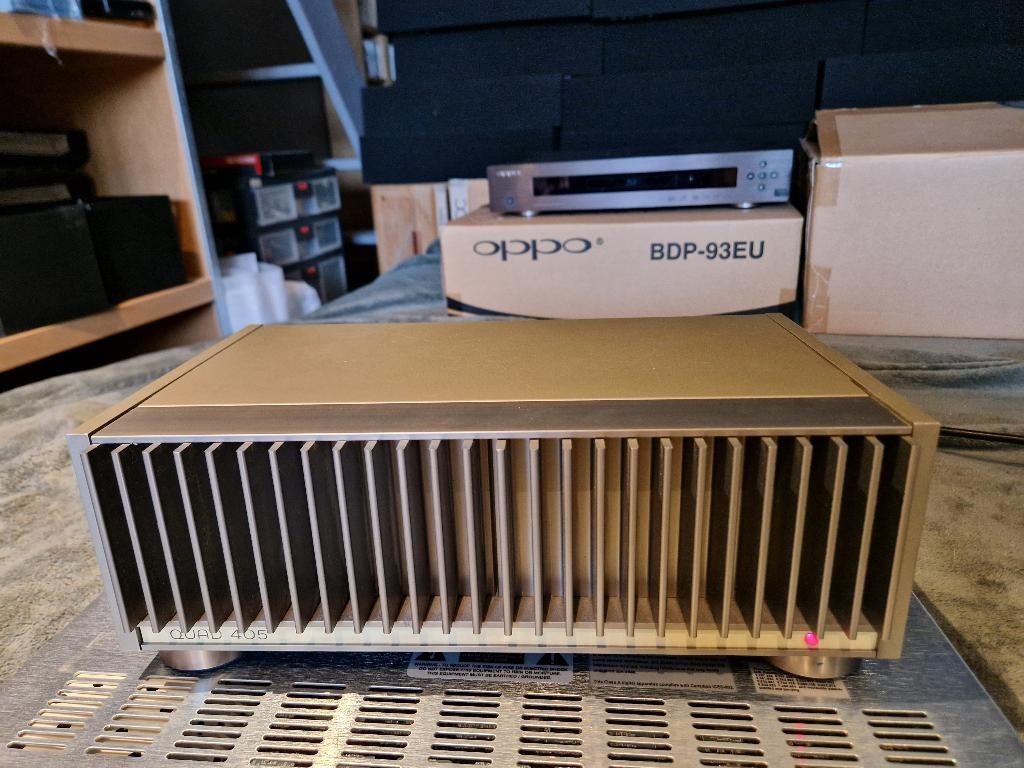 Quad 405, Ophalen of Verzenden, Gebruikt, 60 tot 120 watt, Overige merken