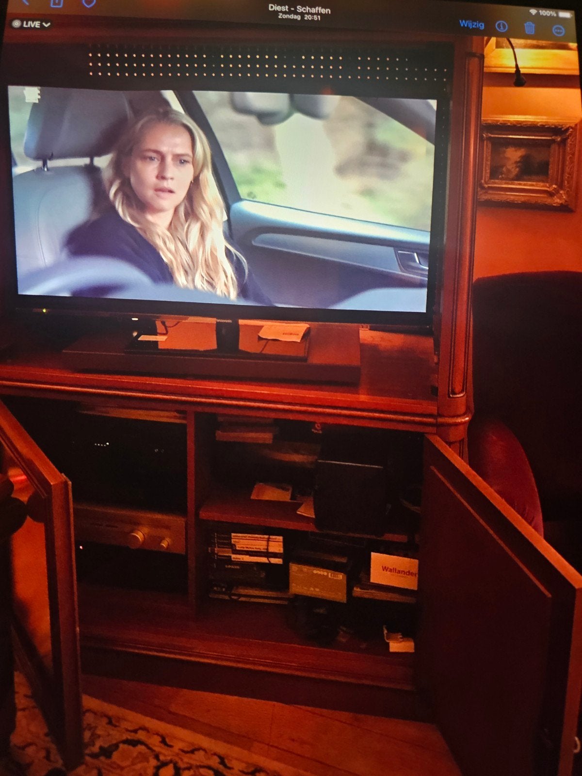 tv kast kersenhout GRATIS  zelf op te halen, Enlèvement