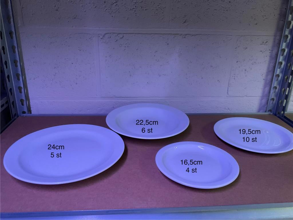 Hotelporseleinen borden per pakket of los zie info, Huis en Inrichting, Keuken | Servies, Ophalen, Bord(en)