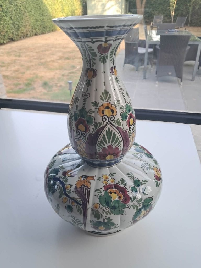 Handgeschilderede Delftse vaas, Ophalen