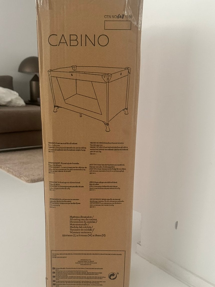 Cabino reisbed, Ophalen, Zo goed als nieuw, Reisbedje