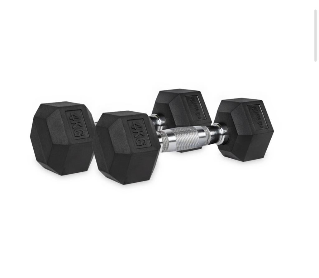 VirtuFit Hexa Dumbbell Pro Set - 2 x 4 kg, Sport en Fitness, Ophalen, Nieuw, Dumbbell