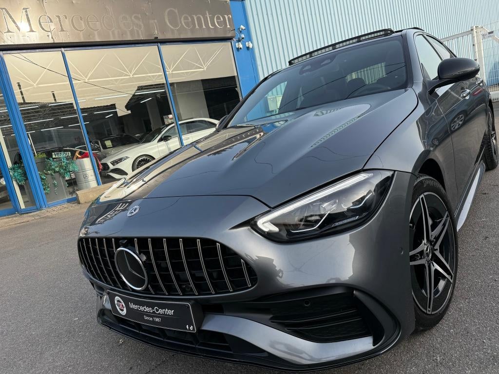 Mercedes-Benz C 220 D * PACK AMG + NIGHT * PANO * MEMOIRE *, Entreprise, Entretenue par le concessionnaire, Noir, 117 g/km