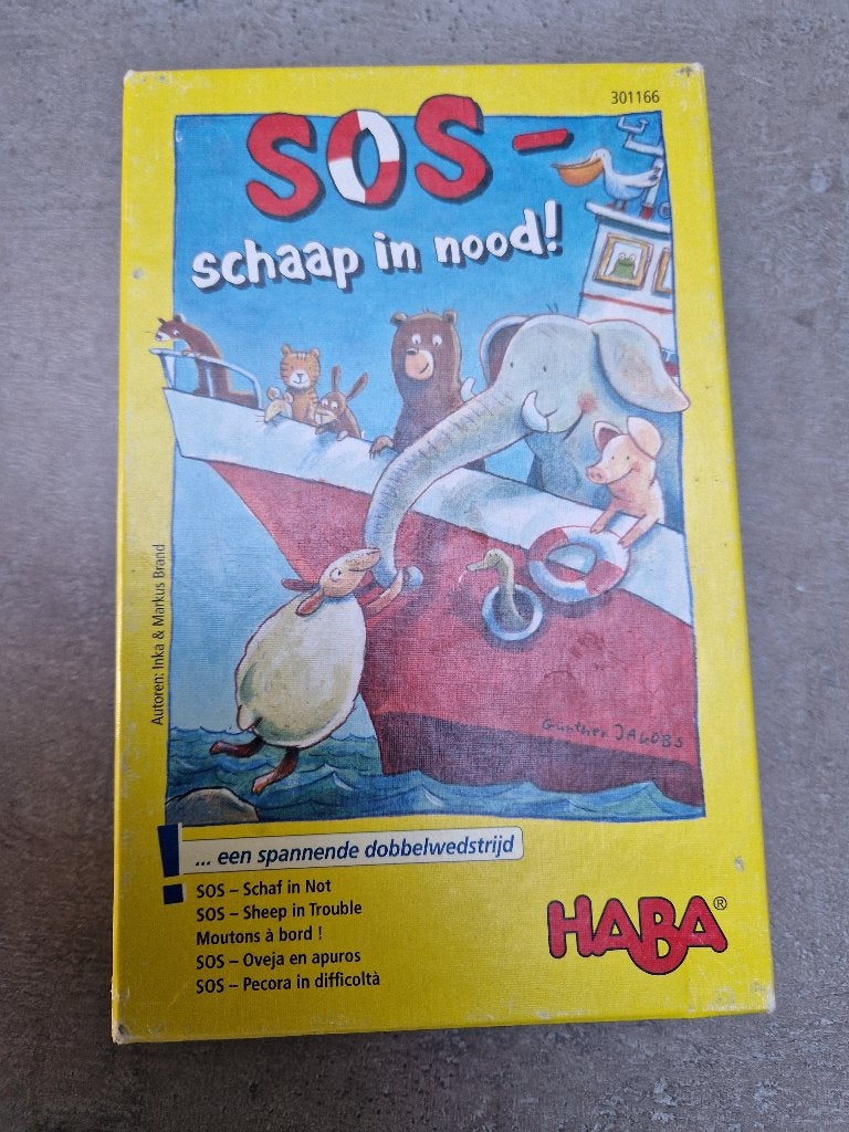 Gezelschapsspel SOS Schaap in nood, Ophalen, Gebruikt, Haba