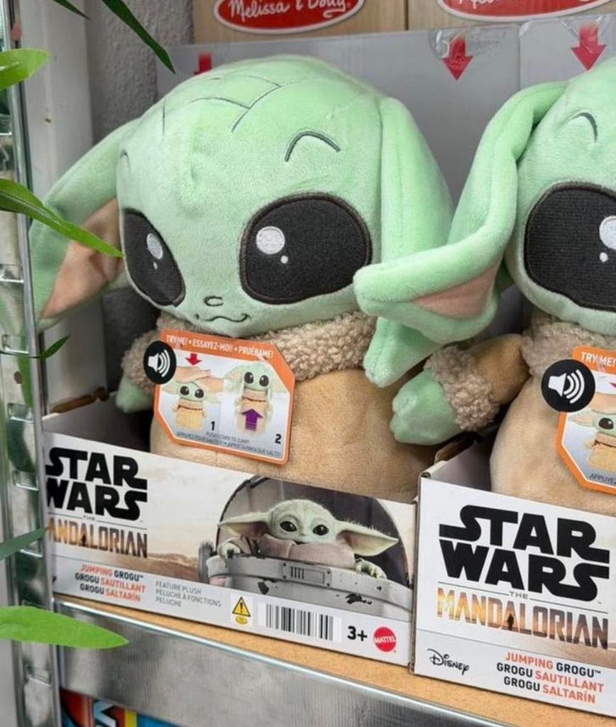 Star Wars The Mandalorian Baby Yoda knuffel Springende Grogu, Verzamelen, Star Wars, Ophalen of Verzenden, Nieuw, Actiefiguurtje