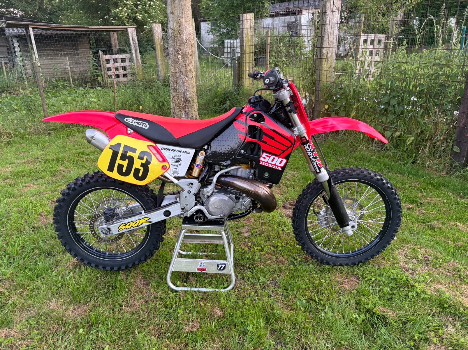 Honda CR 500 tweedehands uit het jaar 1998, Fietsen en Brommers, Brommers | Crossbrommers, Ophalen, Honda, Zo goed als nieuw, 5 versnellingen