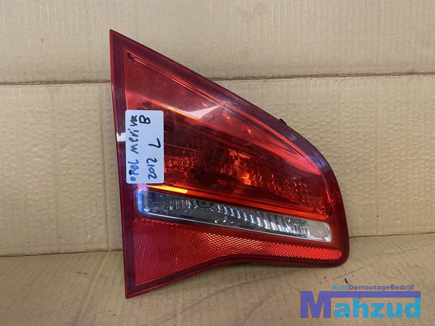 OPEL MERIVA B links binnen achterlicht 21629003, Opel Automobile GmbH, Opel, Bahnhofsplatz 1
65423  Russelsheim am Main, DE, Kontakt@opel-infoservice.de