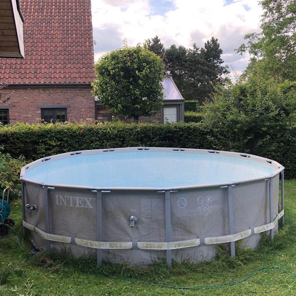 Piscine à cadre métallique Intex 488 x 122 cm + accessoires, 300 cm ou plus, Rond, Enlèvement, Utilisé