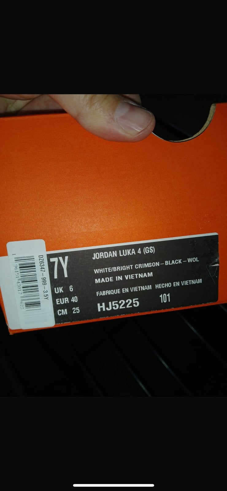 Jordan Luka 4 (Gs), Vêtements | Hommes, Chaussures, Neuf, Enlèvement, Baskets, Noir