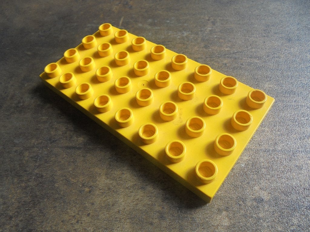 Lego Duplo Baseplate 4x8 (zie foto's) 22, Ophalen of Verzenden, Gebruikt, Losse stenen, Duplo