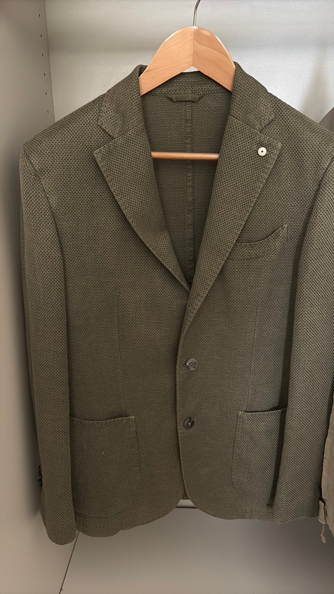 Veste italienne taille 48/M, Enlèvement ou Envoi, Comme neuf, Taille 48/50 (M), Vert
