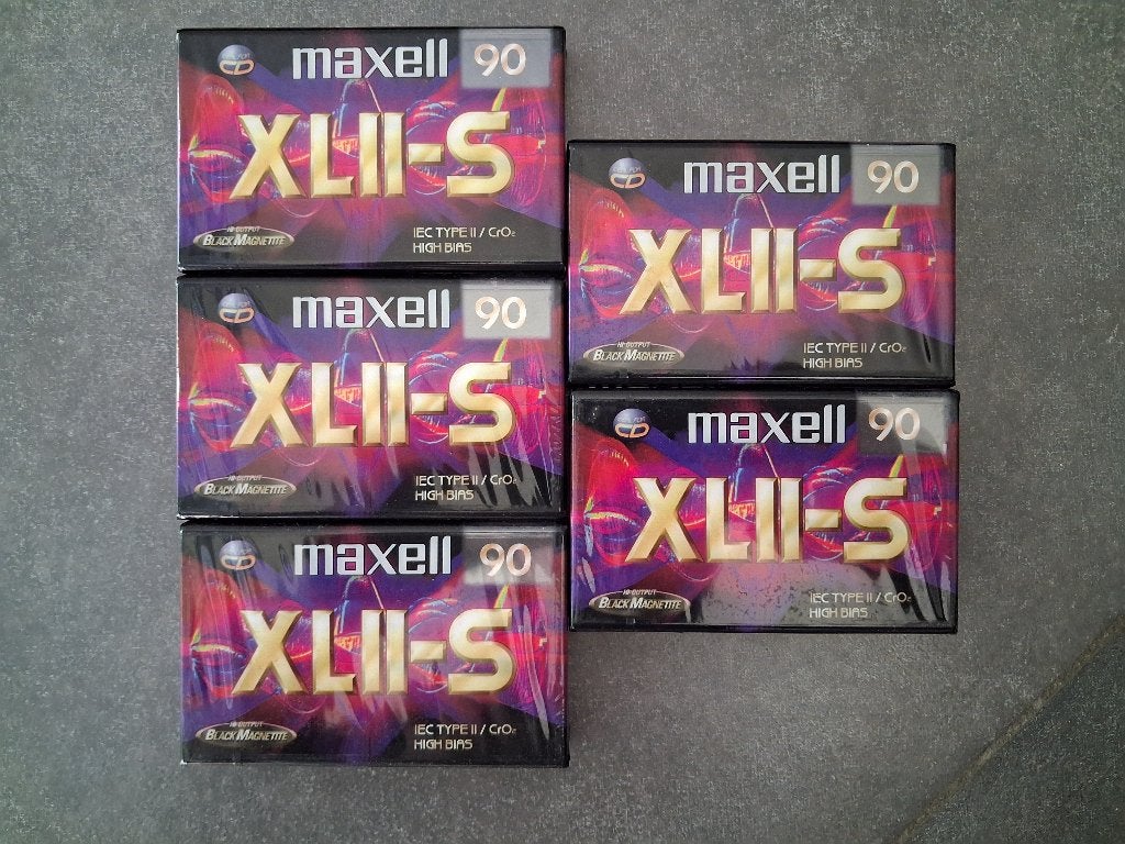 Maxell XLII-S 90 audio cassettes, Cd's en Dvd's, Cassettebandjes, Ophalen of Verzenden, Nieuw in verpakking, 2 t/m 25 bandjes