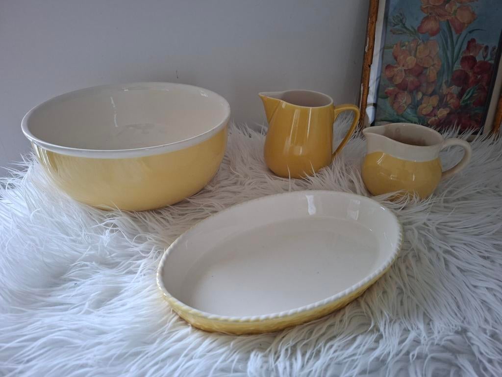Villeroy & Boch pastel geel paasfeest pasen ontbijt, Ophalen of Verzenden