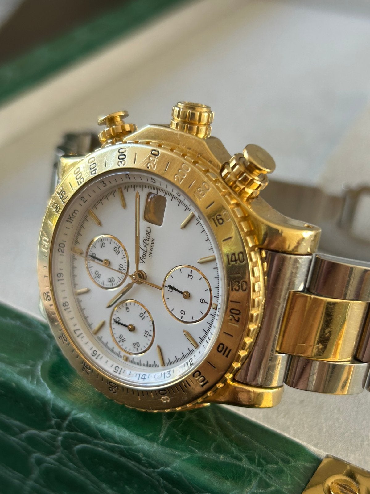 Paul picot chronograph 18k, Enlèvement ou Envoi, Comme neuf