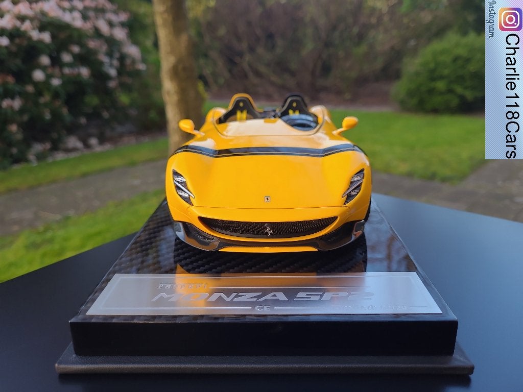 CE 1/18 Ferrari Monza SP2 – Giallo Modena, Ophalen of Verzenden, Nieuw