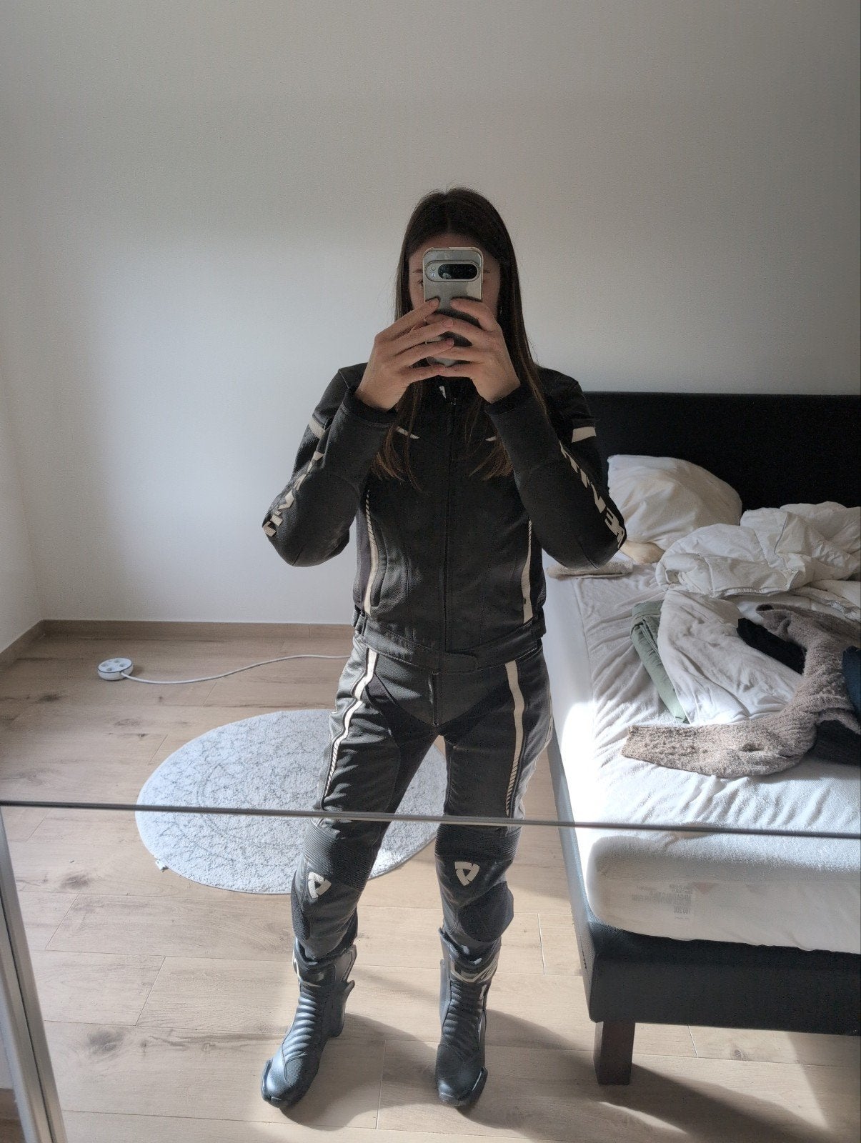 Volledig motorpak Revit dames + boots Alpinestarts, Motoren, Ophalen, Dames