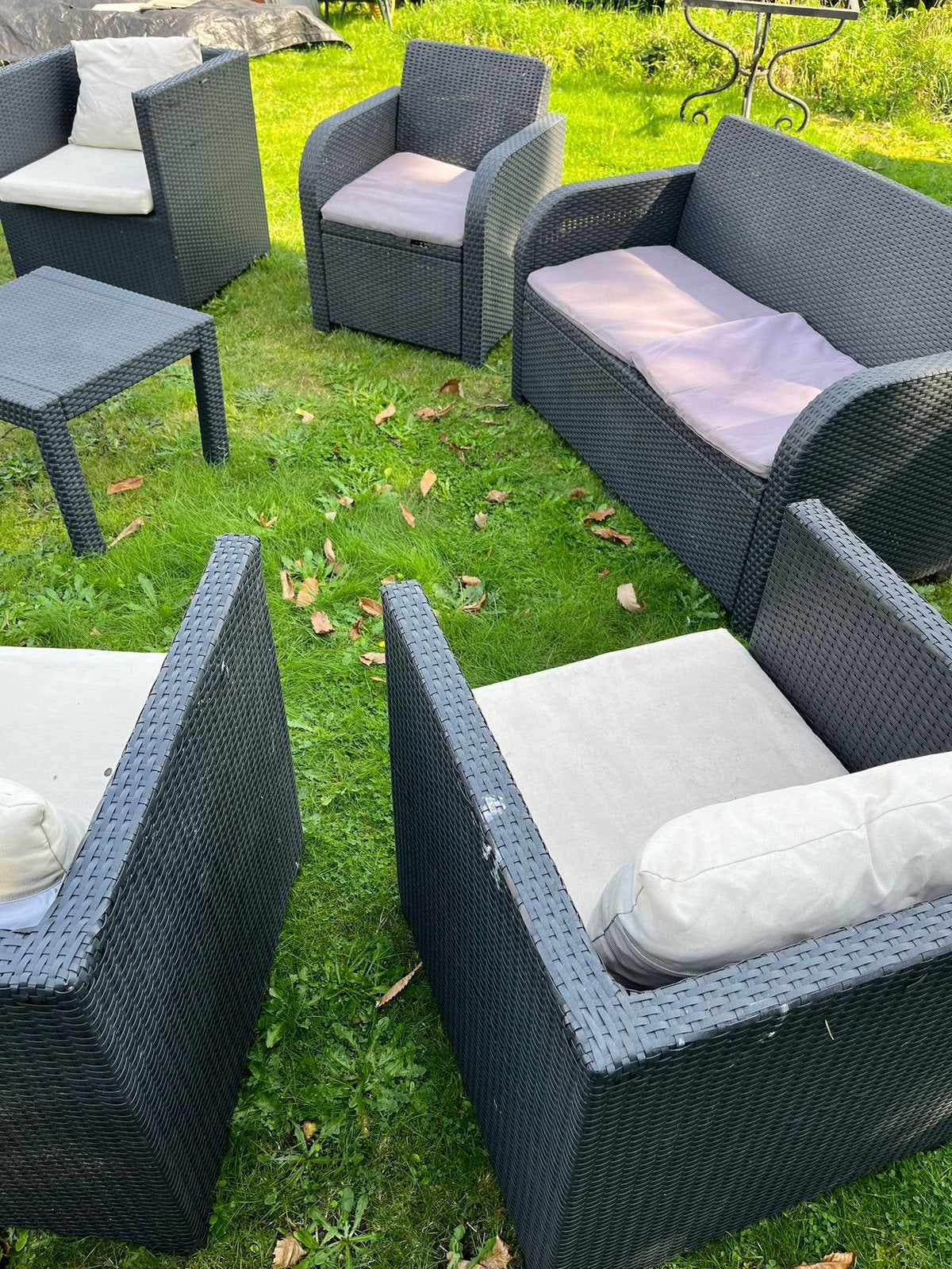 Tuinset, Ophalen, Gebruikt, Bank, Tuinset