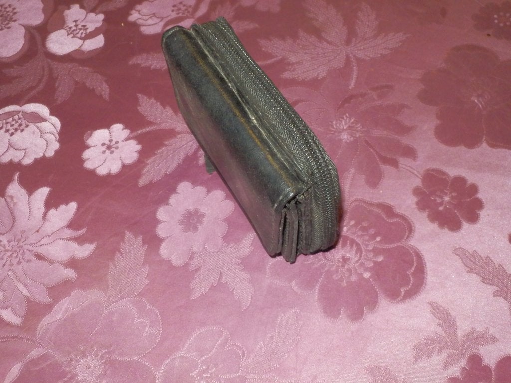 (14) -portefeuille noir, Bijoux, Sacs & Beauté, Porte-monnaie & Portefeuilles, Enlèvement ou Envoi, Comme neuf, Noir, Autres marques