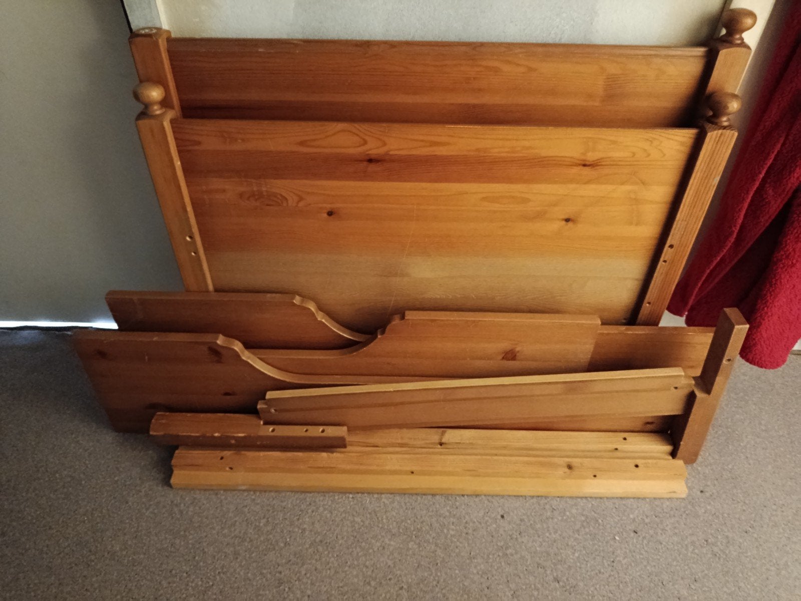 1 persoons bed mee groeibed, Doe-het-zelf en Bouw, Hout en Planken, Ophalen of Verzenden