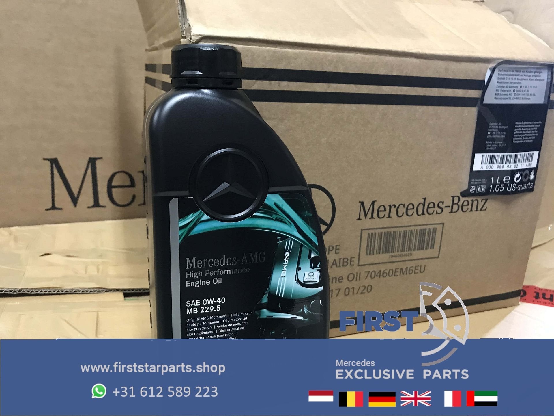 A000989930211 Mercedes MOTOROLIE AMG 1L MOTOR OLIE  35 43 45