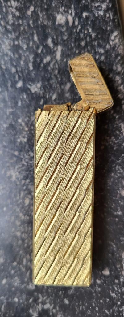Vintage gouden aansteker voor verzamelaar, Ophalen of Verzenden, Aansteker