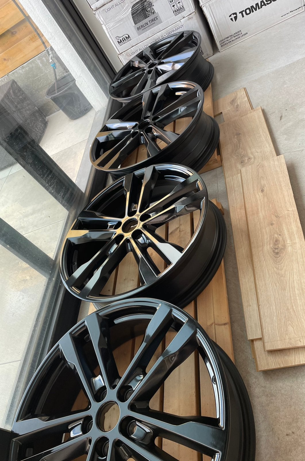 Ensemble de jantes 5x112 20 pouces de large BMW i3/bmw i3s/, Enlèvement, Comme neuf