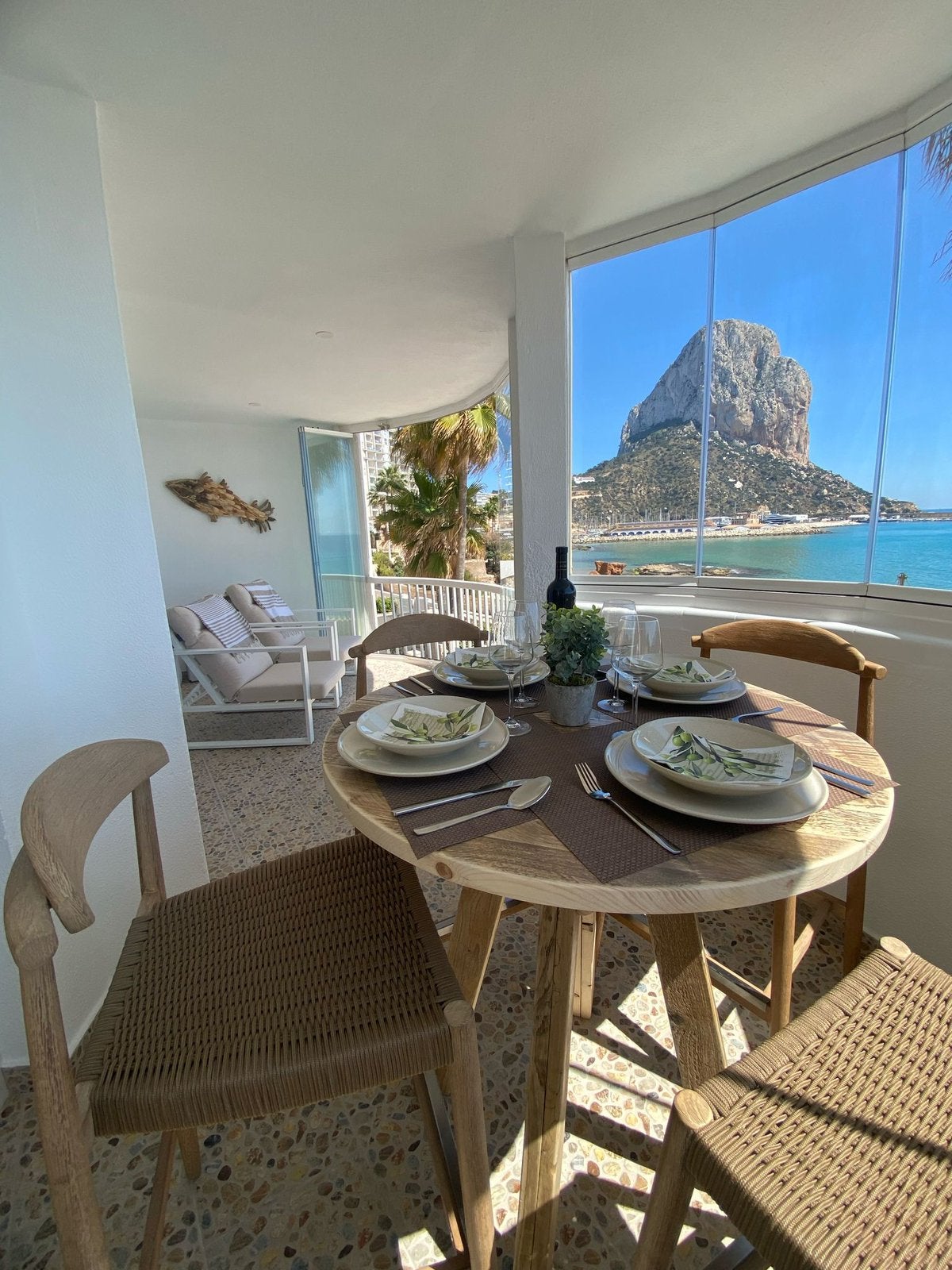 Calpe - eerstelijns appartement voor max 6 pers. te huur, Costa Blanca, Appartement, Aan zee, 3 slaapkamers
