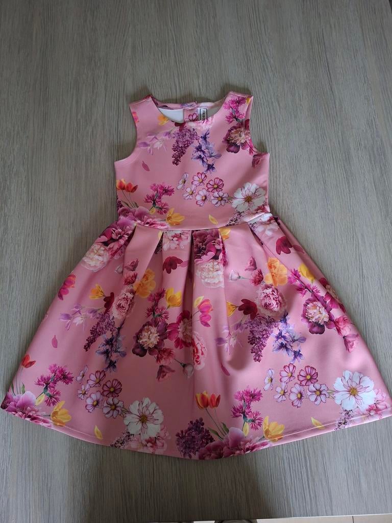 Roze kleedje Friboo 134/140, Kinderen en Baby's, Meisje, Friboo, Ophalen of Verzenden, Zo goed als nieuw