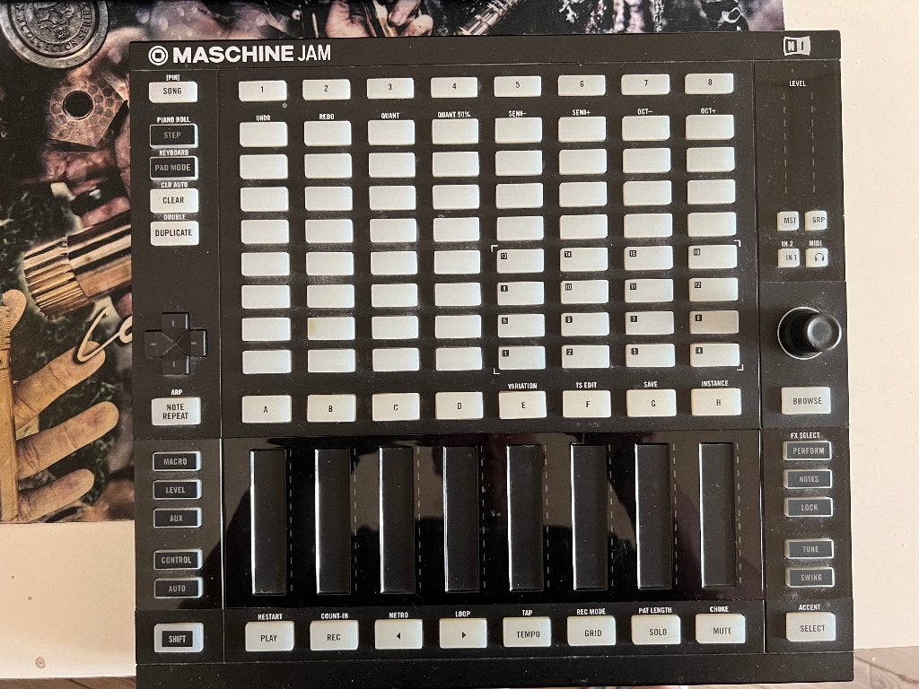 Native Instruments Maschine Jam – MIDI / Maschine Controller, Muziek en Instrumenten, Ophalen, Gebruikt