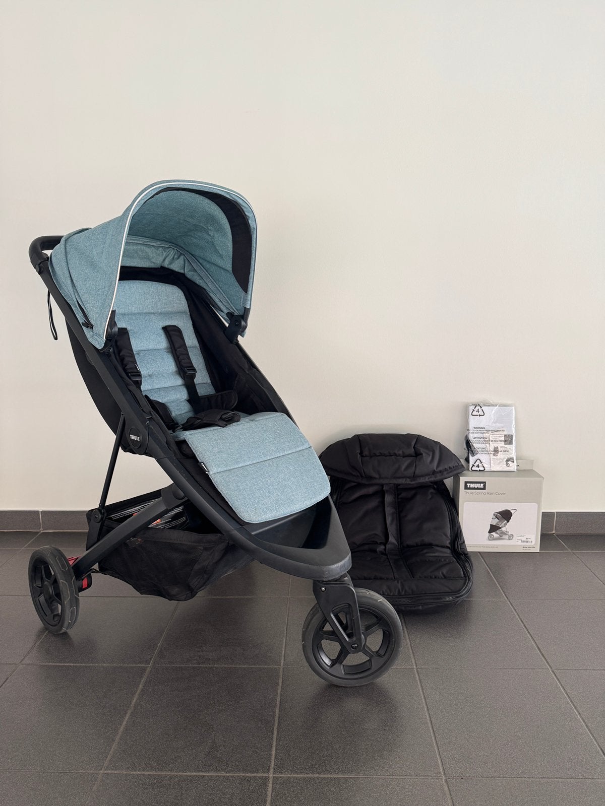 Thule Spring buggy, Ophalen, Gebruikt, Regenhoes