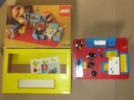 Boite de Lego 264 salon  complet, Compleet, Gebruikt, Verzenden, Lego