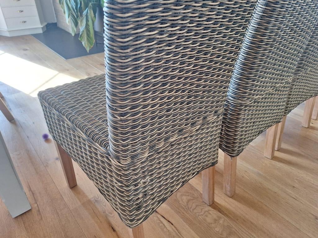 Rieten stoelen, Huis en Inrichting, Ophalen, Gebruikt, Overige kleuren, Hout