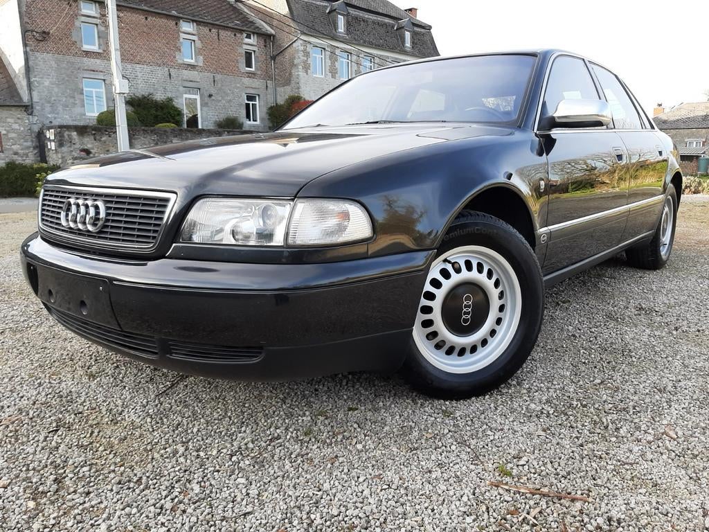 Audi A8 4,2 cm³ Quattro jaar 1995 oldtimer uitgerust met LPG, Auto's, Automaat, 4 deurs, 4200 cc, Zwart