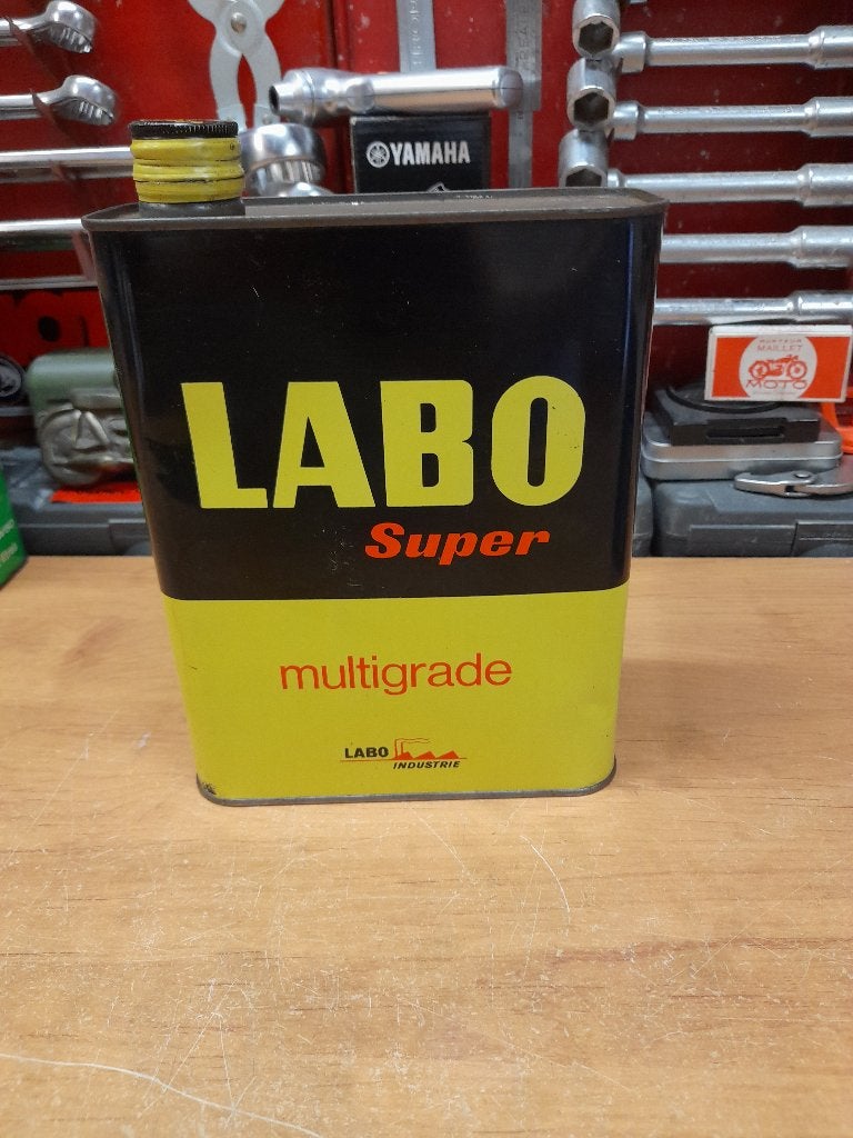 ancien bidon huile vide labo super multigrade, Envoi, Utilisé, Autres types