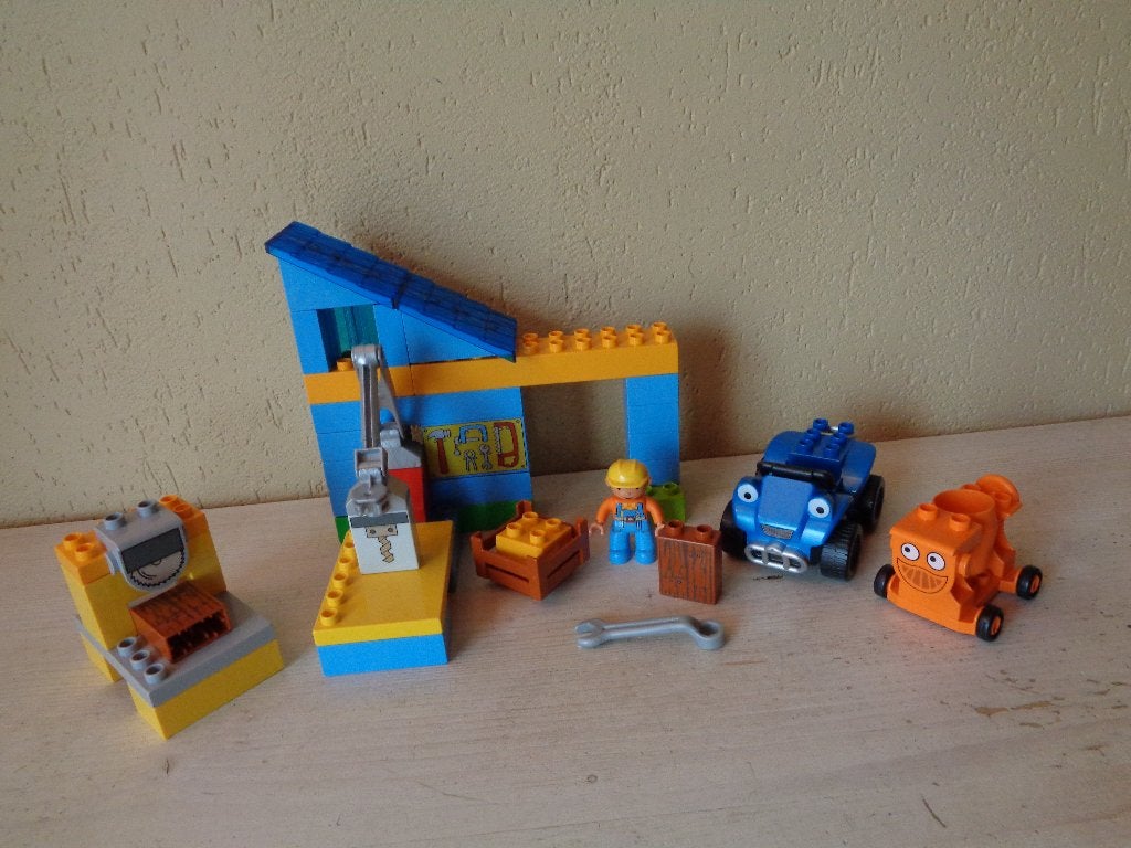 Lego duplo bob de bouwer werkplaats - 3299, Enlèvement ou Envoi, Accessoire, Utilisé, Duplo