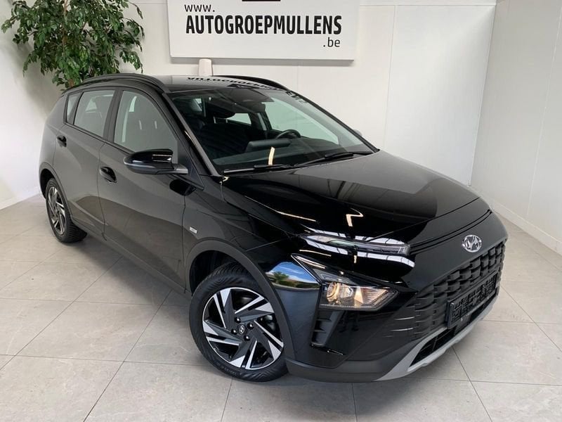 Hyundai Bayon T-GDi 48V Techno 7DCT, Stof, Gebruikt, Zwart, 100 pk