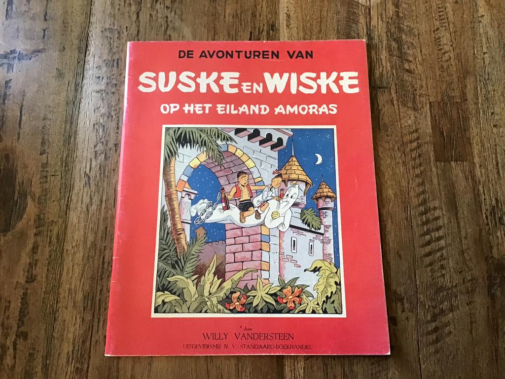 Suske en Wiske Op het eiland Amoras reclameuitgave, Boeken, Stripverhalen, Ophalen of Verzenden, Zo goed als nieuw