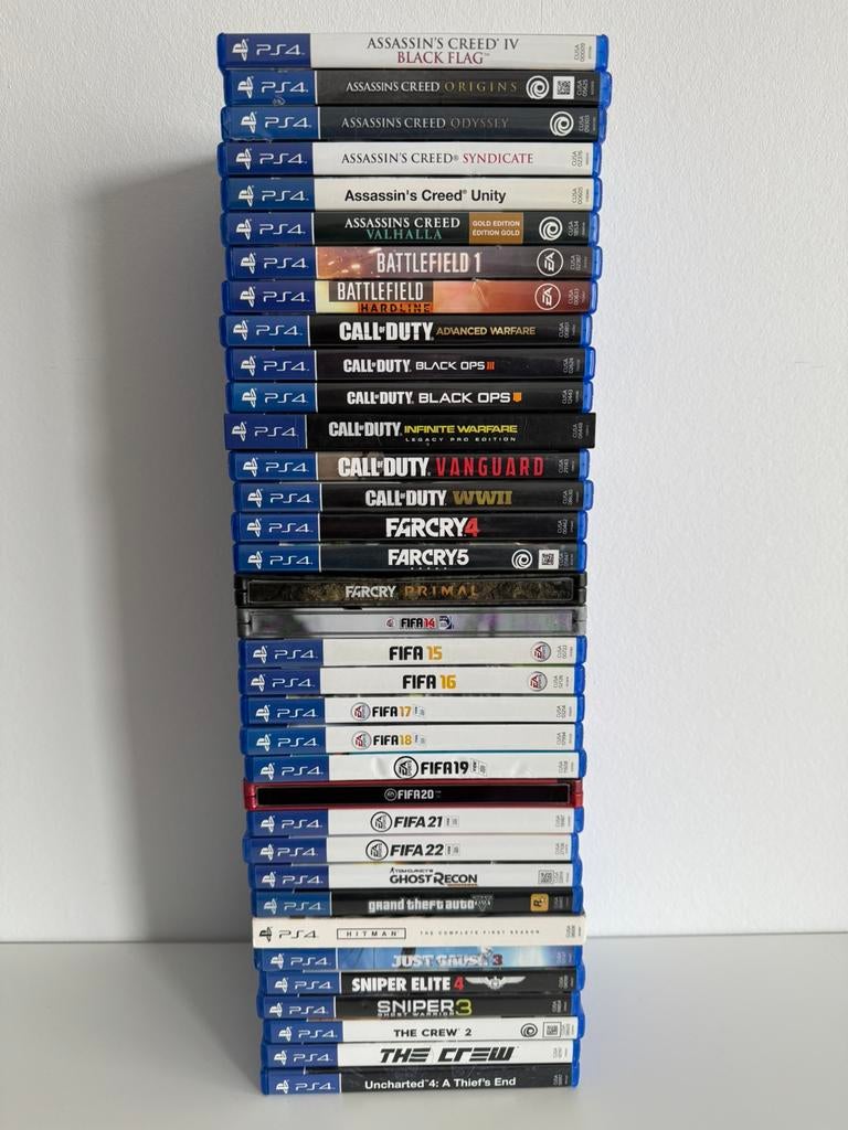 PS4 Games - Lot van 35, Games en Spelcomputers, Games | Sony PlayStation 4, Ophalen, Online, Gebruikt, Overige genres