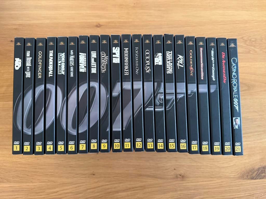 Verzameleditie James Bond Dvd’s met infoboekje, Enlèvement, Comme neuf