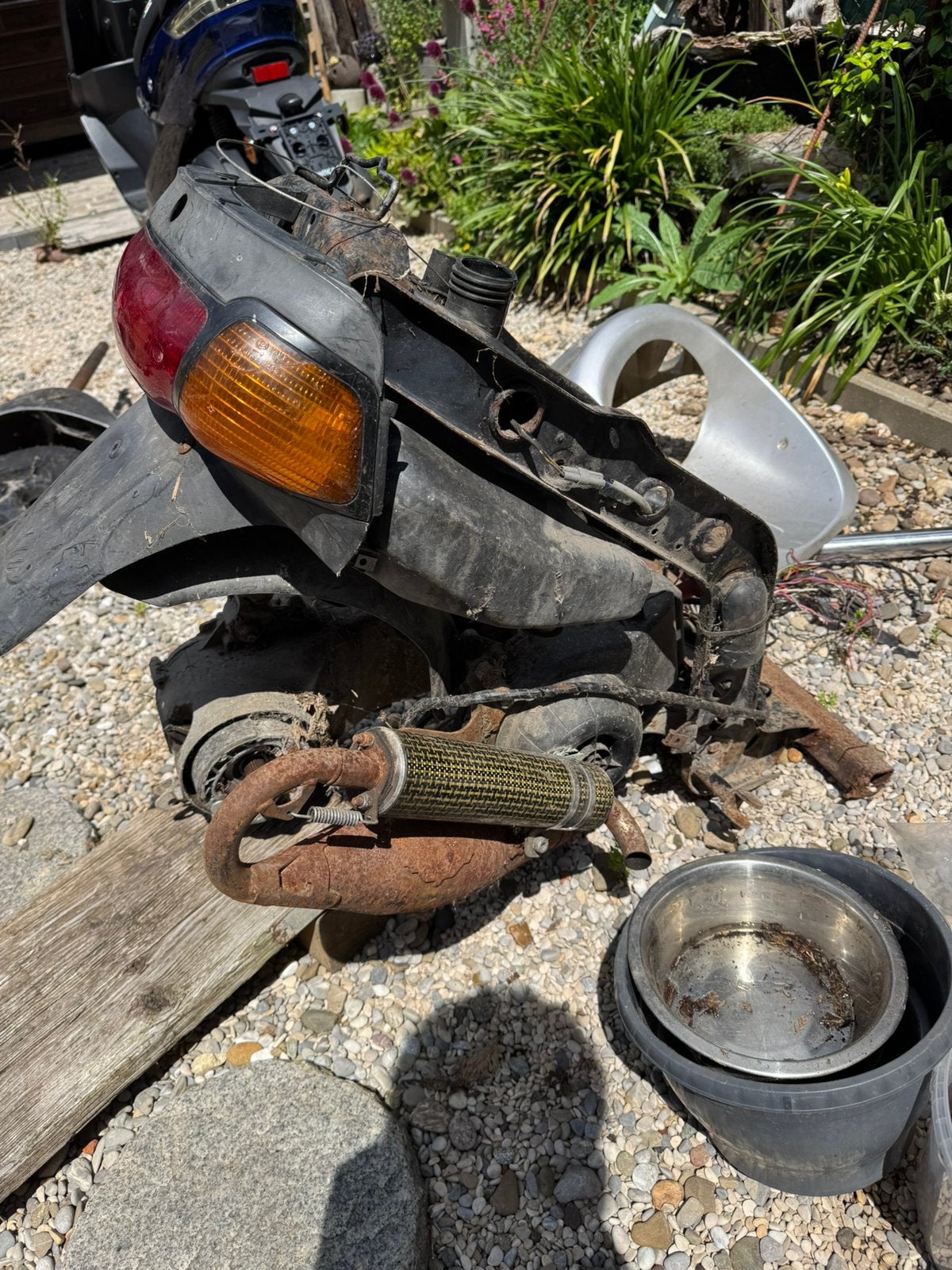 Motorblok zip 2t ac Malossi MHR T6, Ophalen, Gebruikt, Uitlaat