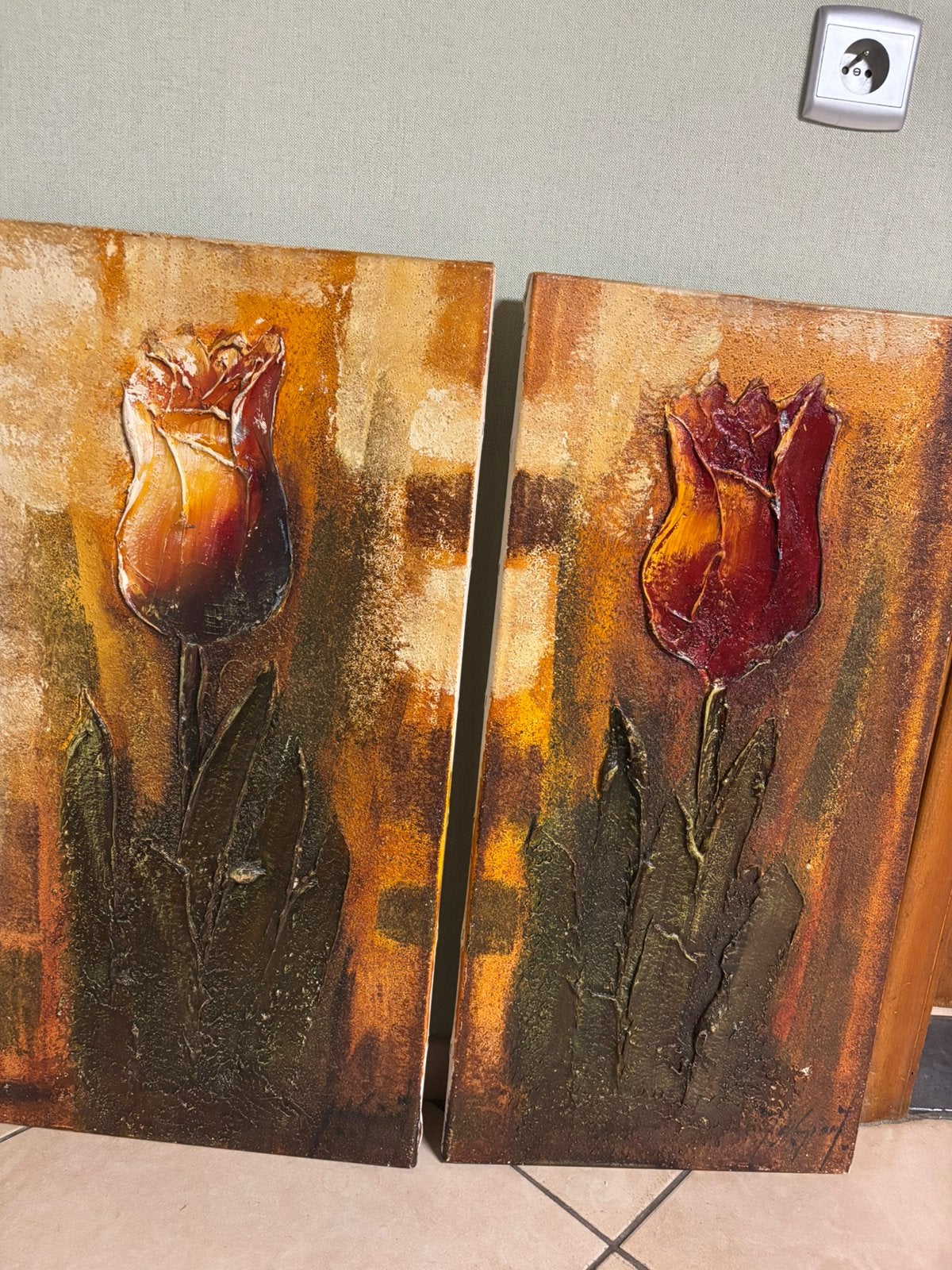 Schilderijen van Jochem de Graaf tulp, Ophalen
